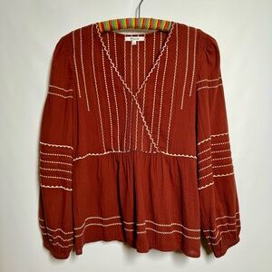 Mᴀᴅᴇᴡᴇʟʟ Eᴍʙʀᴏɪᴅᴇʀᴇᴅ Fᴀᴜx Wʀᴀᴘ Tᴏᴘ ɪɴ Rᴜsᴛᴇᴅ Bᴜʀɢᴀɴᴅʏ